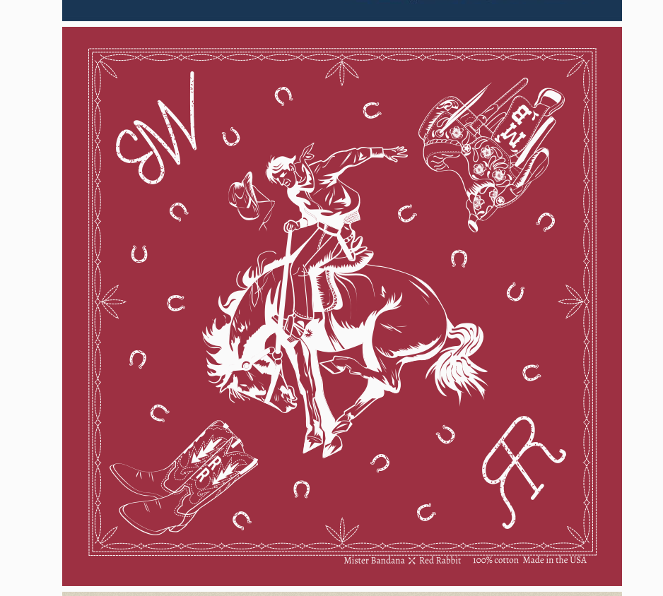 Wine Cowboy Scarf