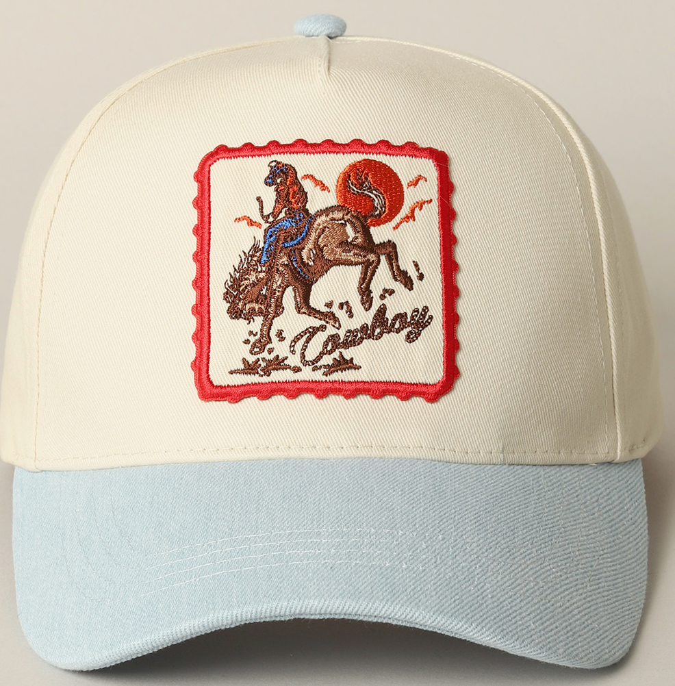 Light Denim Cowboy Cap