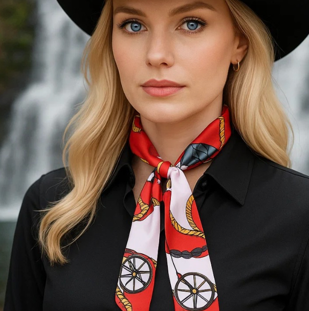 Red Western Skinny Mini