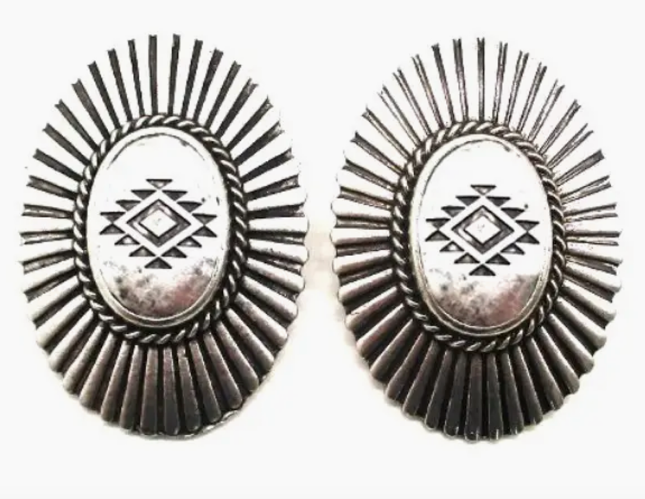Southwestern Concho Earrings