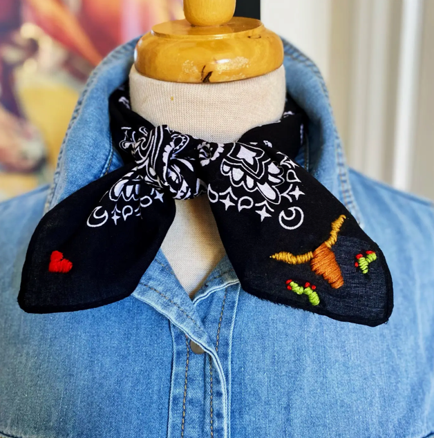 Cattle Call Bandana Black