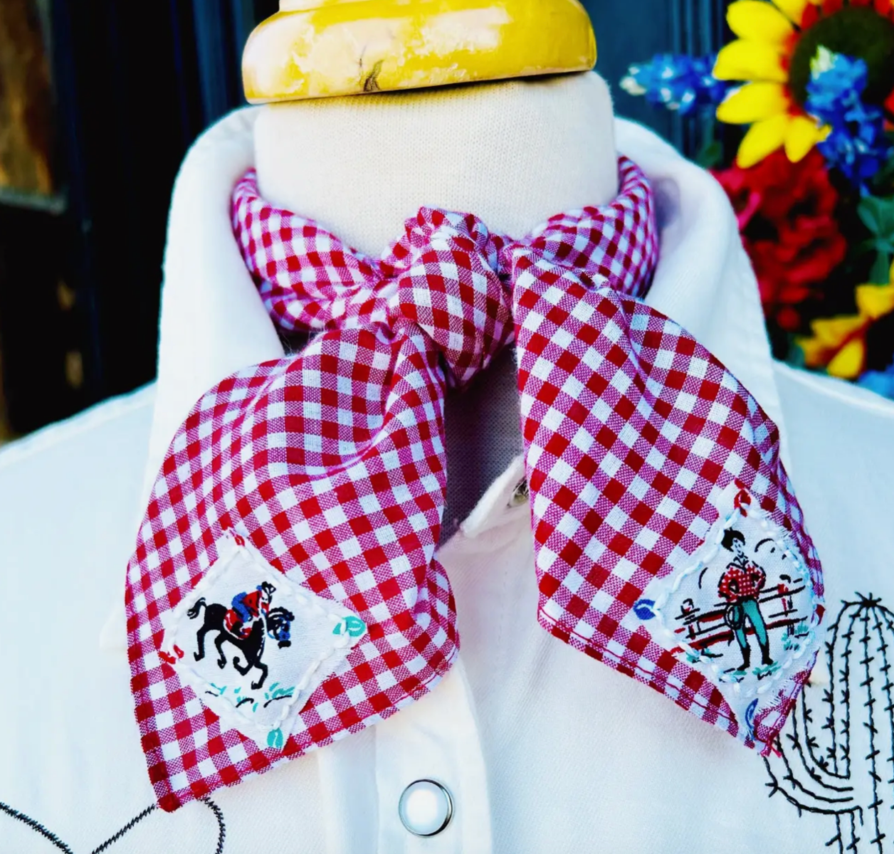 Cowpunchers Bandera Red Gingham