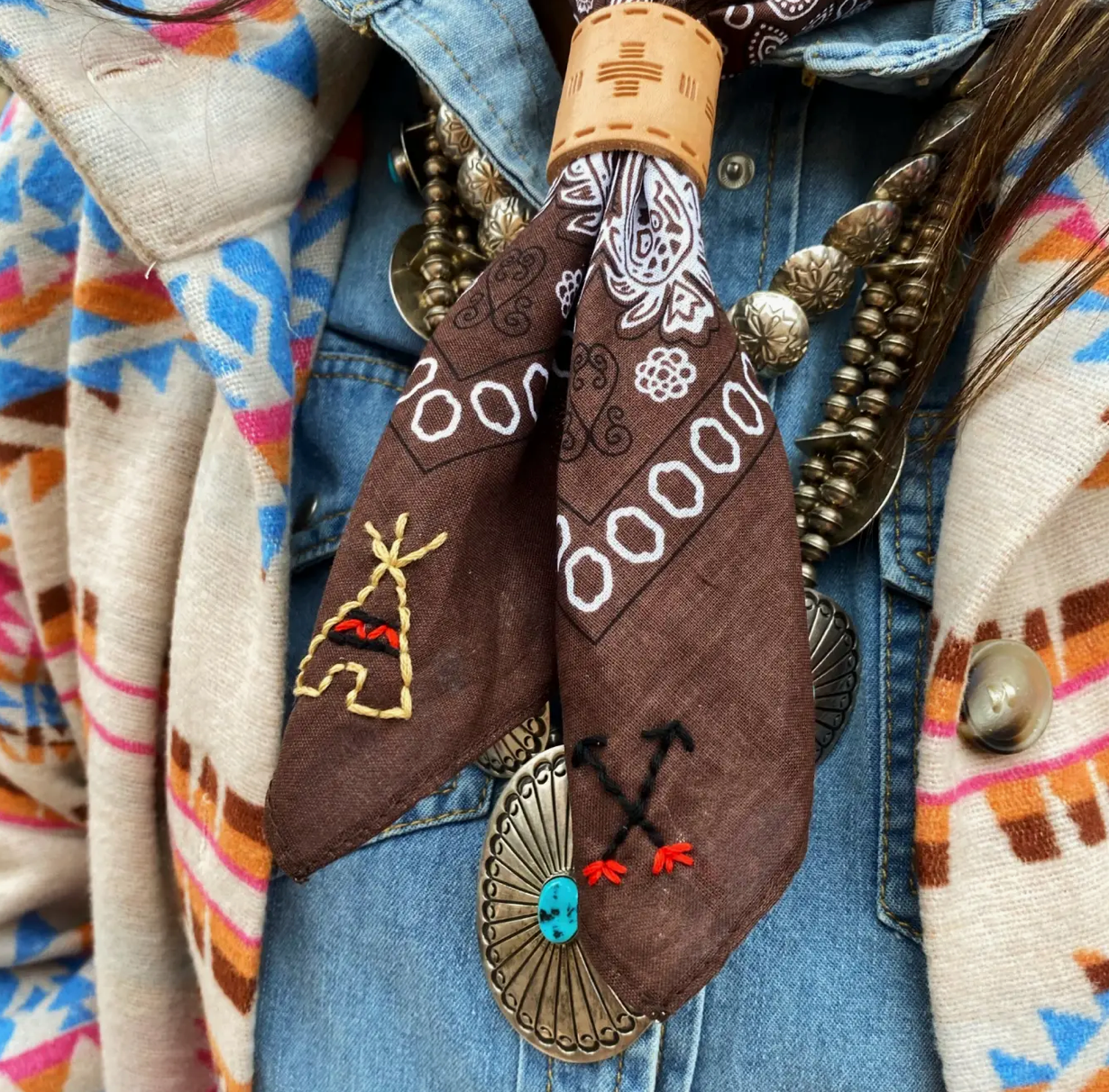Taos Bandana Chocolate