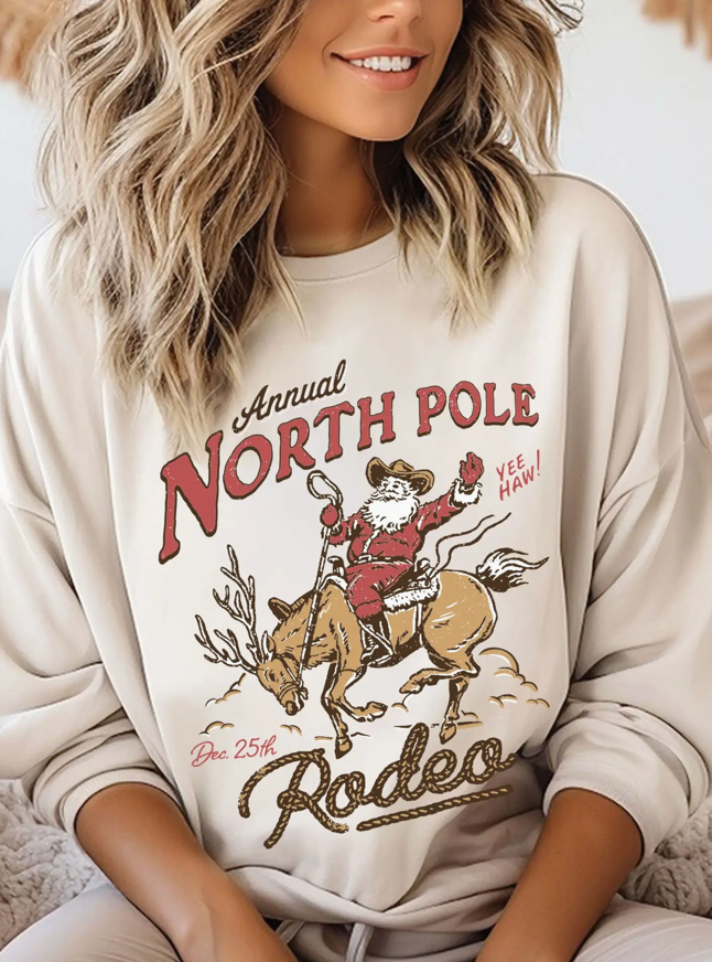 North Pole Rodeo Sweatshirt