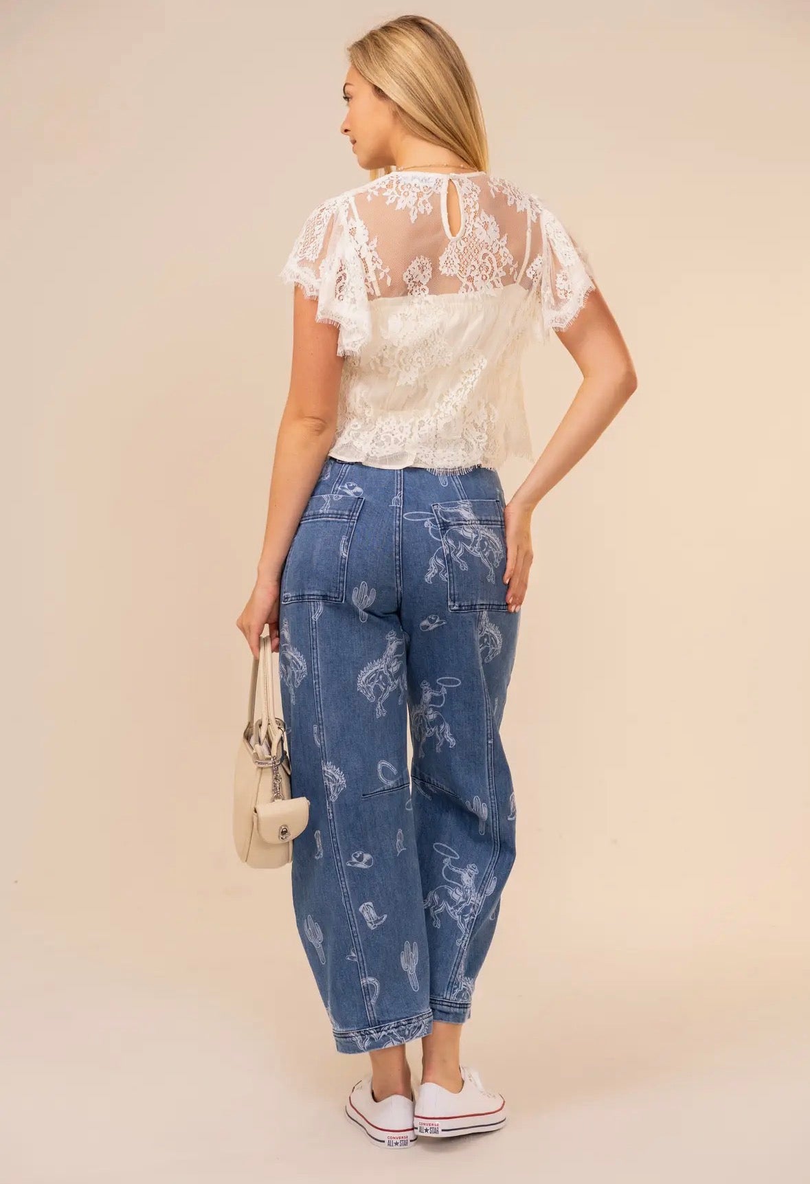 Western Barrel Jeans