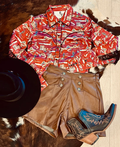 Wild West Western Blouse