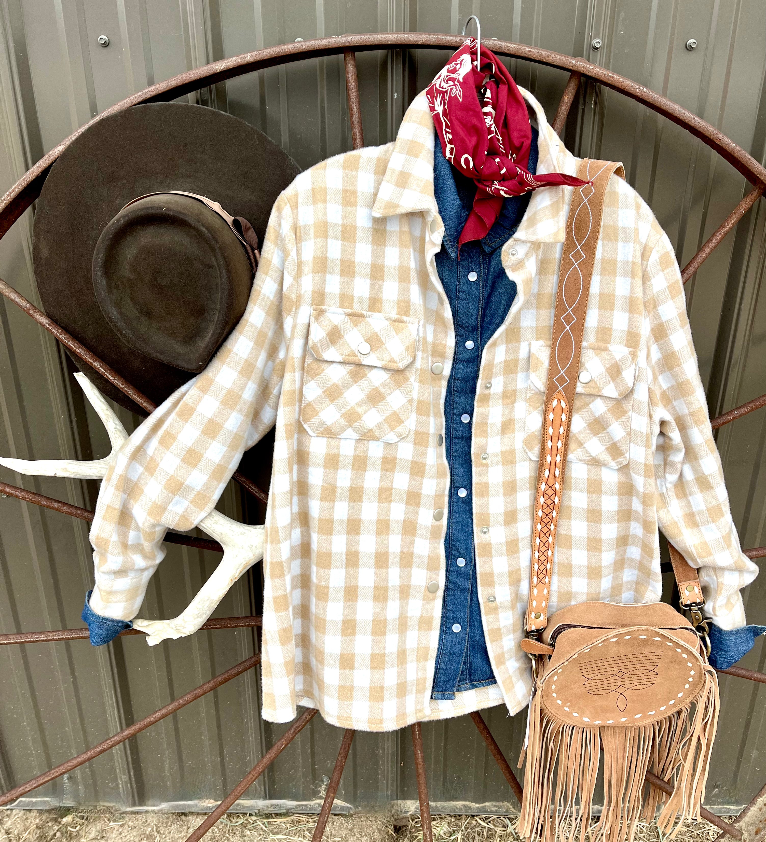 Gingham Overshirt