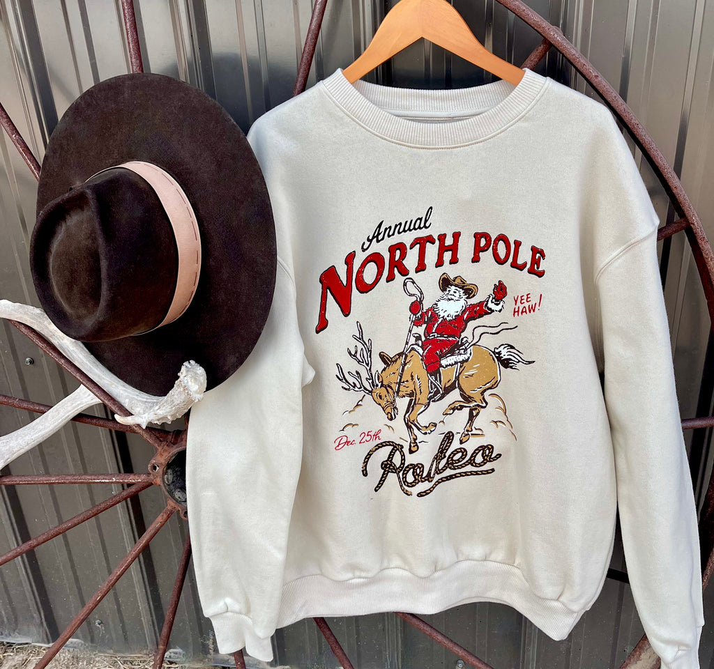 North Pole Rodeo Sweatshirt
