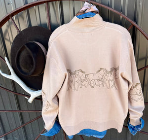 Wild Horses Quarter Zip