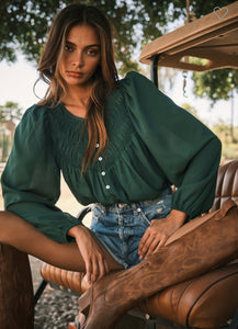 Evergreen Blouse