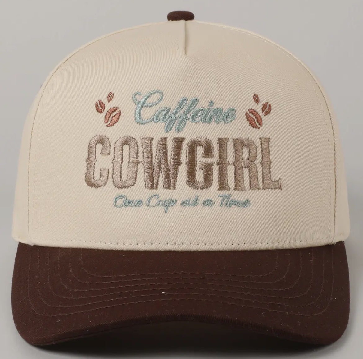 Caffeine Cowgirl Cap