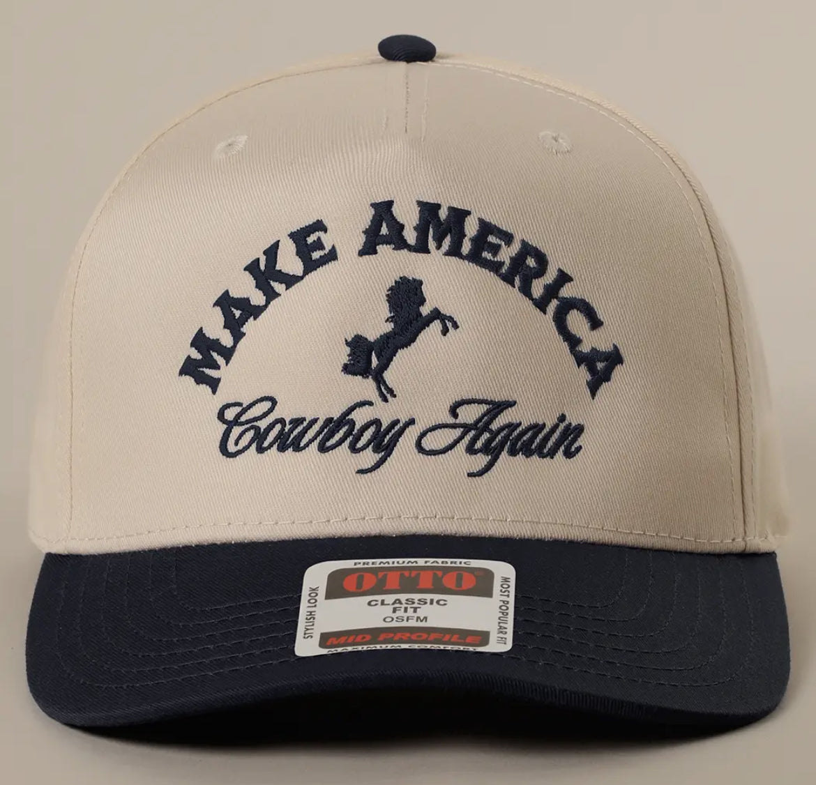 Navy Make America Cowboy Again Cap