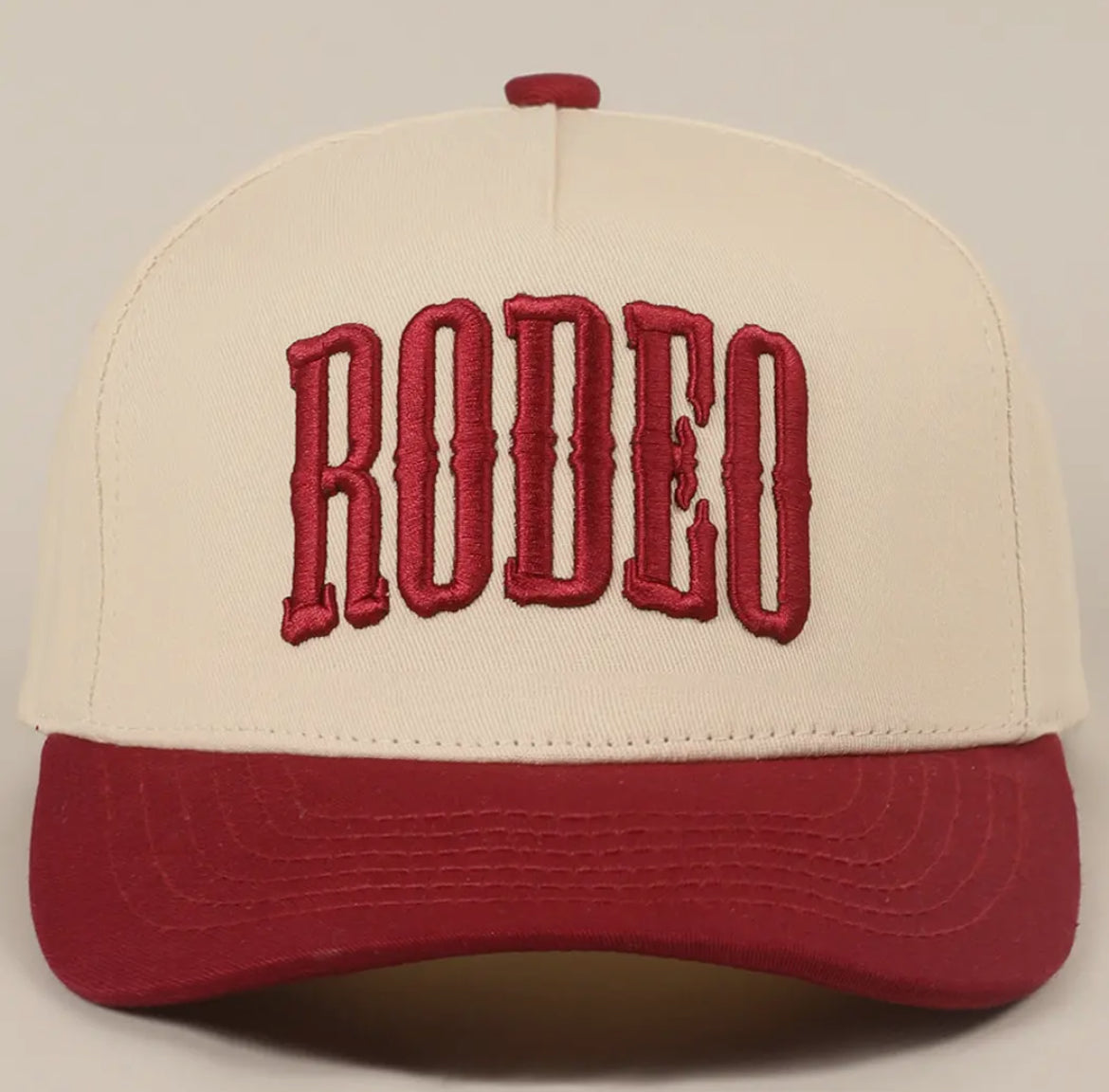 Burgundy Rodeo Cap