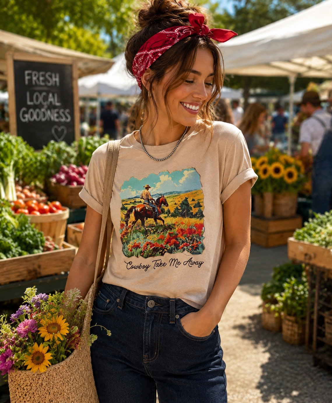 Cowboy Take Me Tee
