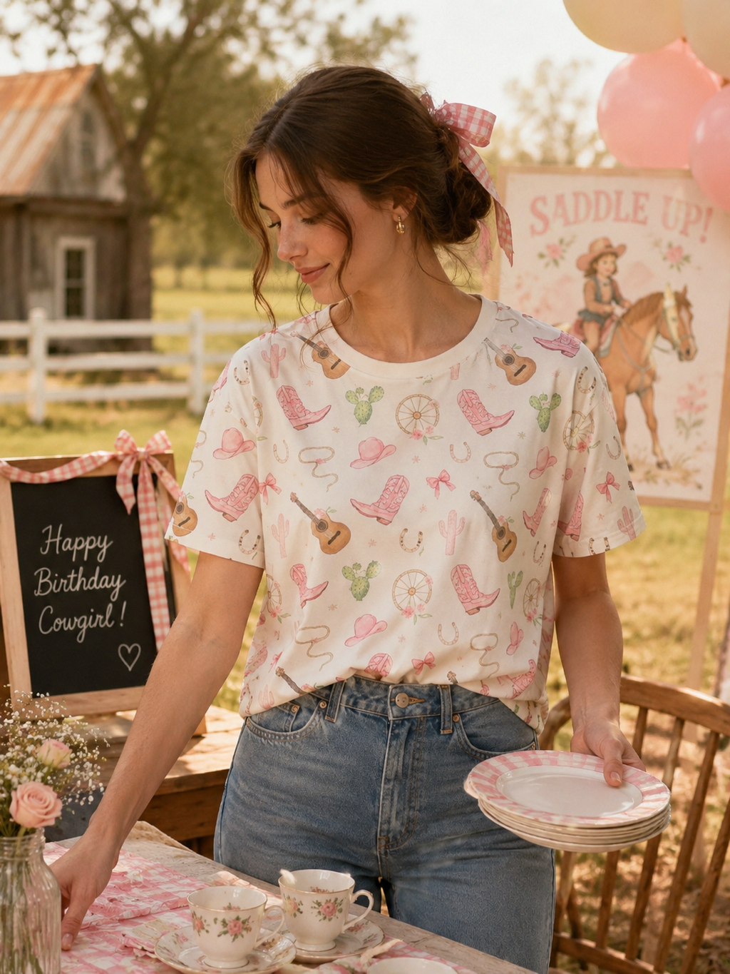 Boots and Bows Tee