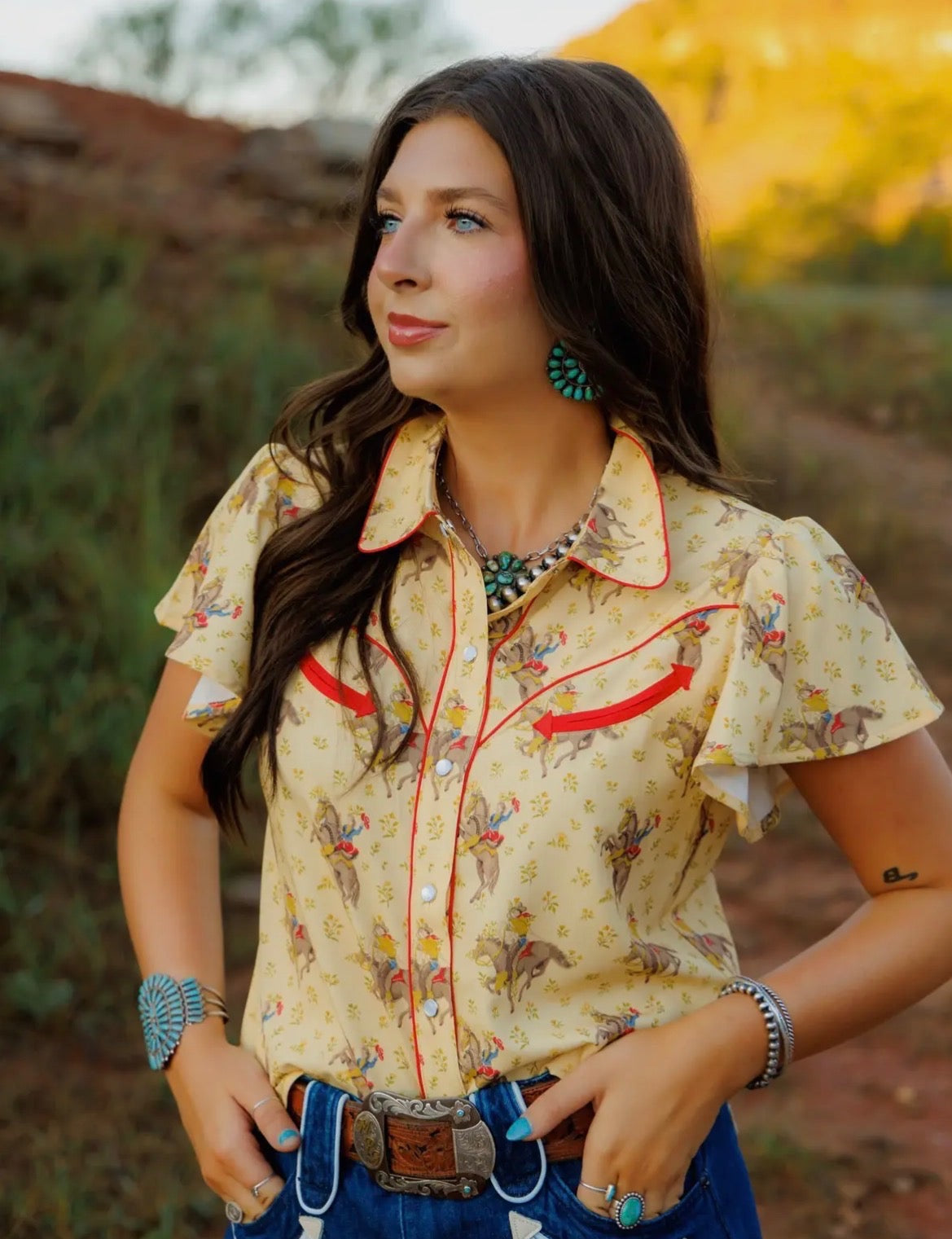 Wild West Floral Blouse