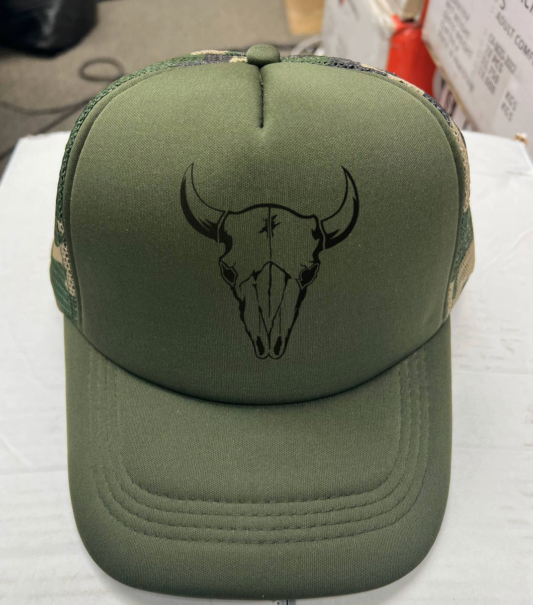 Buffalo Skull Hat