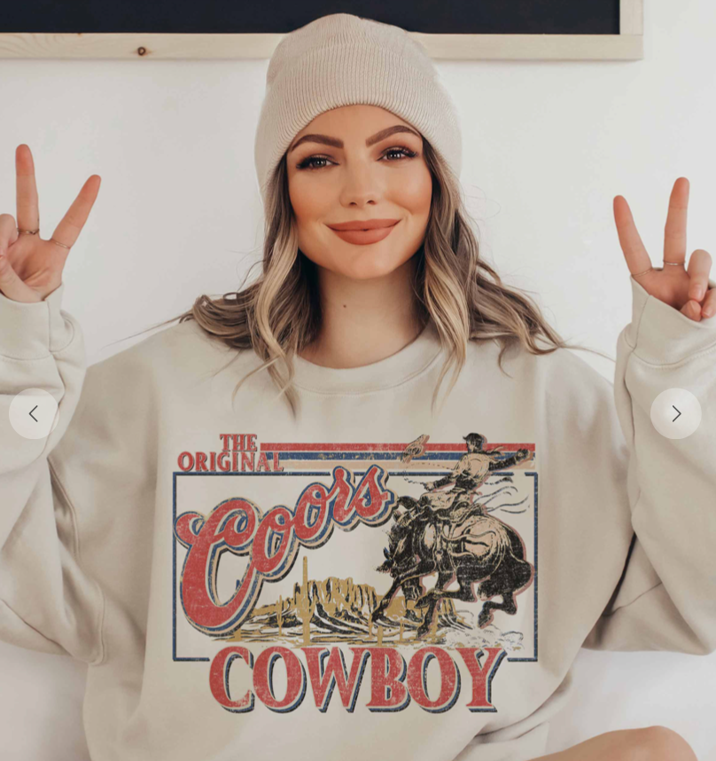 Coors Cowboy Sweatshirt