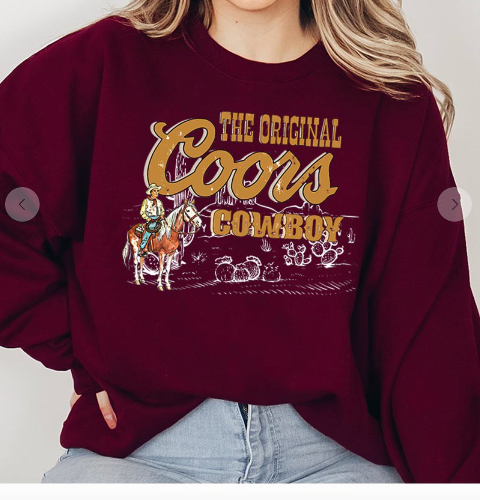 Original Coors & Cowboys Sweatshirt