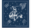 Navy Cowboy Scarf