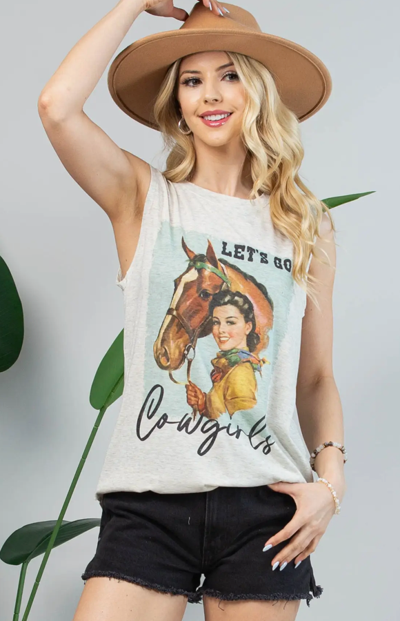 Vintage Cowgirl Tank