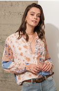 Patch Work Blouse
