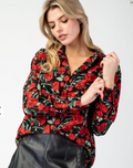 Rose Button Up