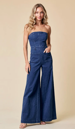 Winchester Dark Denim Jumpsuit