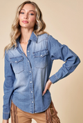 Billings Denim Blouse