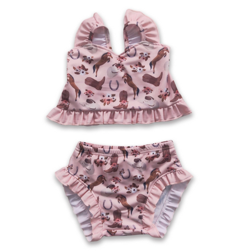 Western Pink Swimsuit