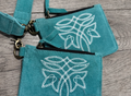 Suede Wristlet