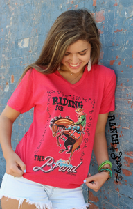 Ride For The Brand Vneck