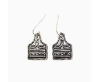 Western Cattle Tag Earrings