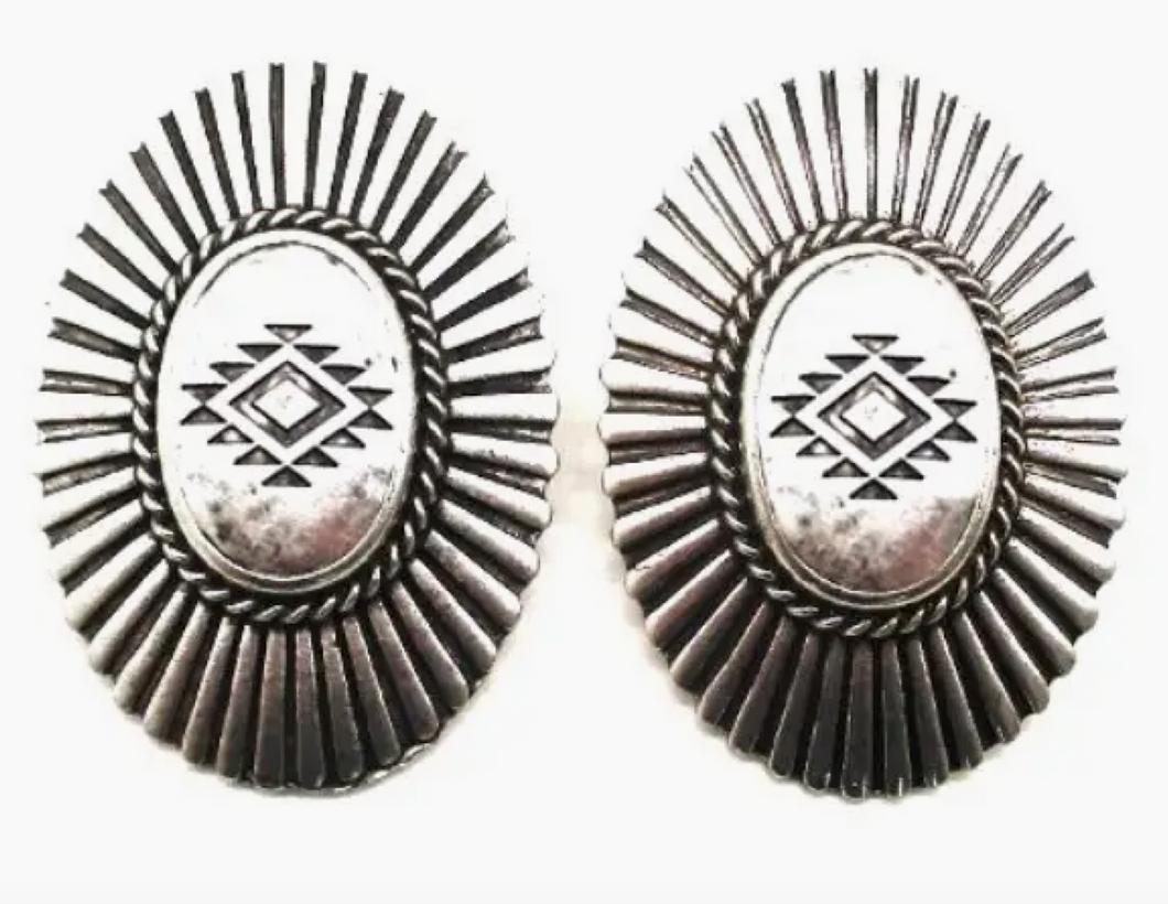 Southwestern Concho Earrings