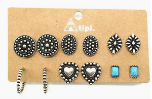 Retro Western Earring Pack
