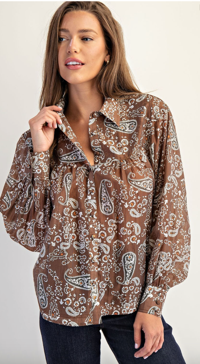 Paisley Blouse