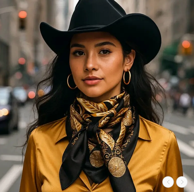 Gold Buckle Wild Rag