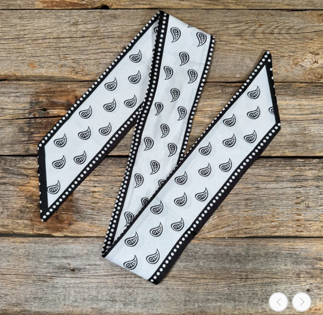 Black & White Paisley Skinny