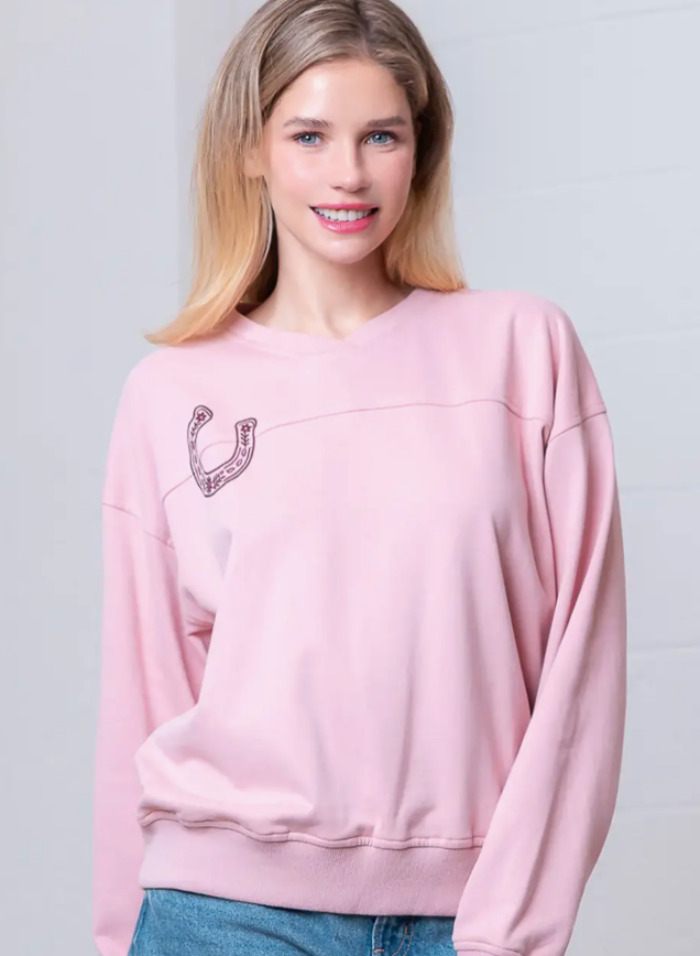 Pink Cowgirl Sweatshirt