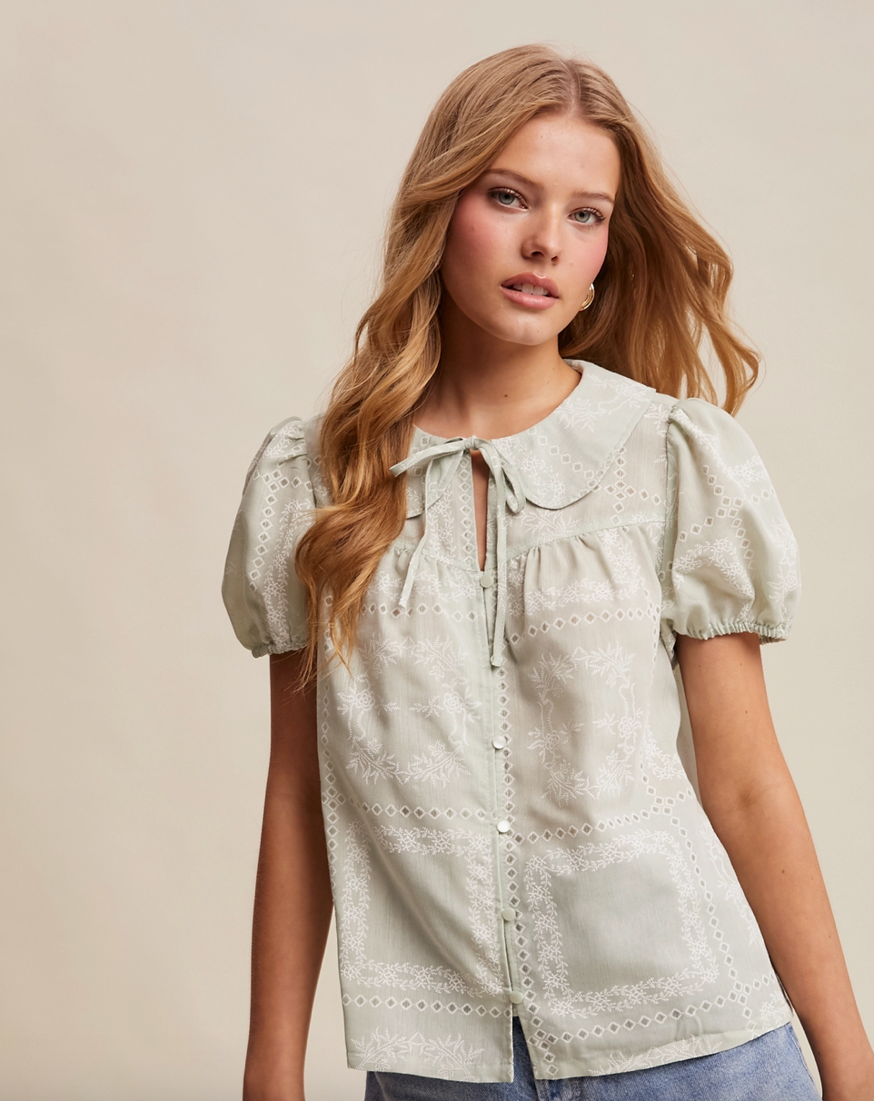 Silverthorn Blouse Sage