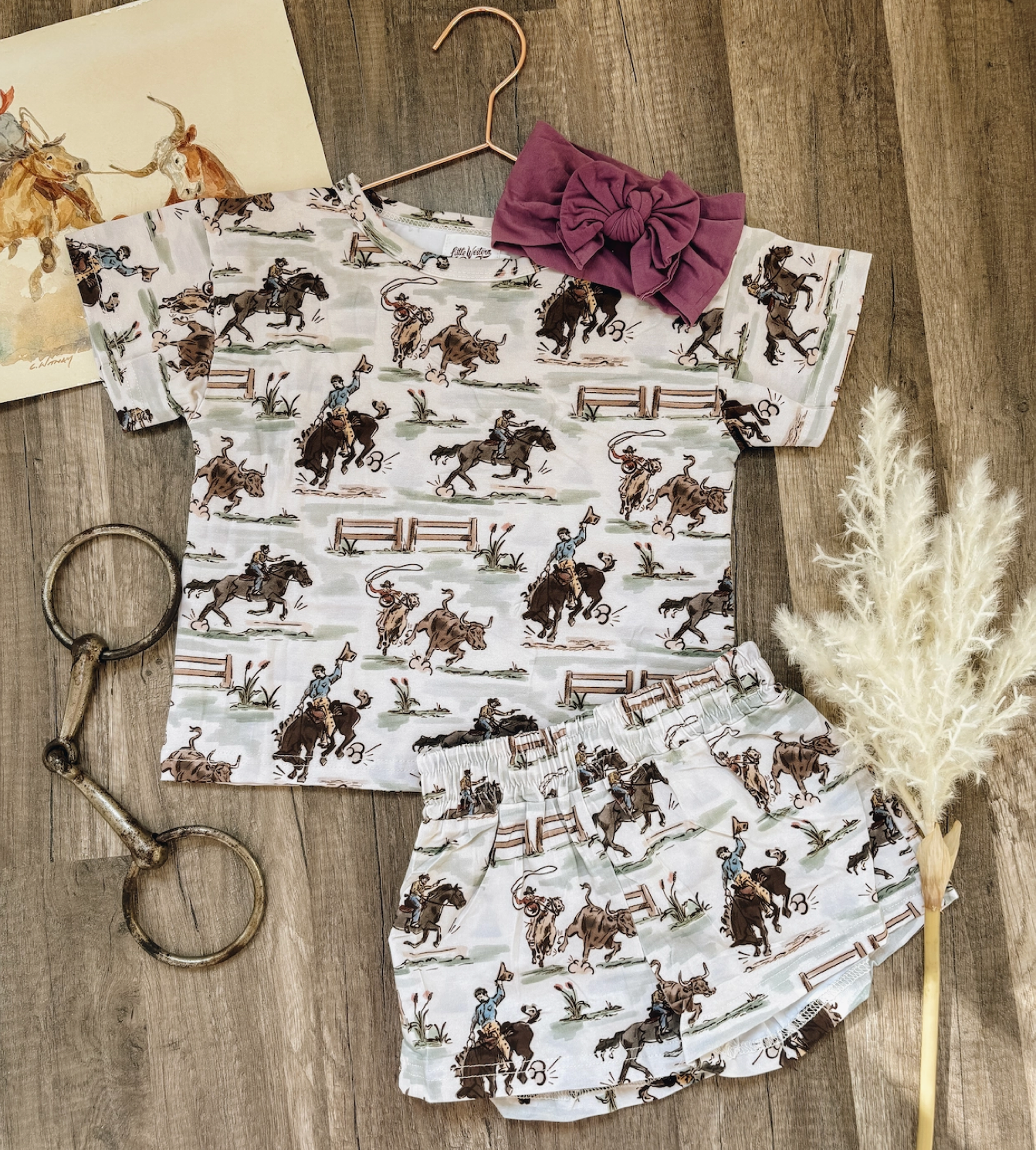 Western Print Play Set