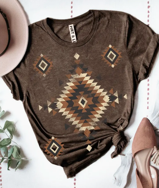 Chocolate Aztec Tee