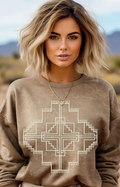 Sand Aztec Sweatshirt
