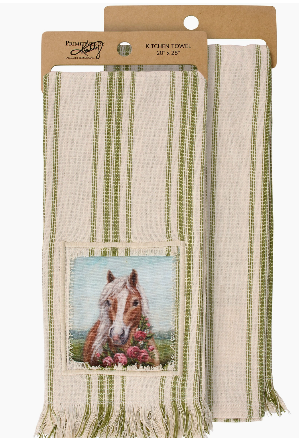 Floral Pony Kitchen Towel