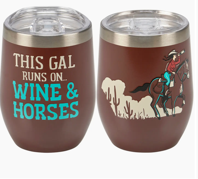 Wine Horse Tumbler