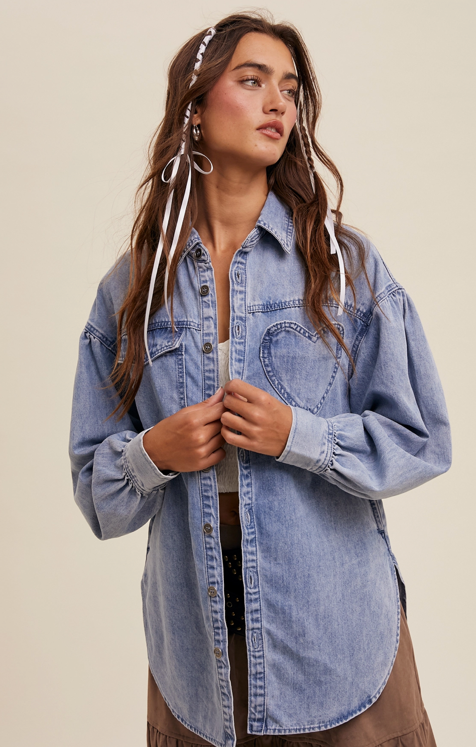 Sweatheart Overshirt