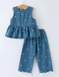 Denim Bow Set
