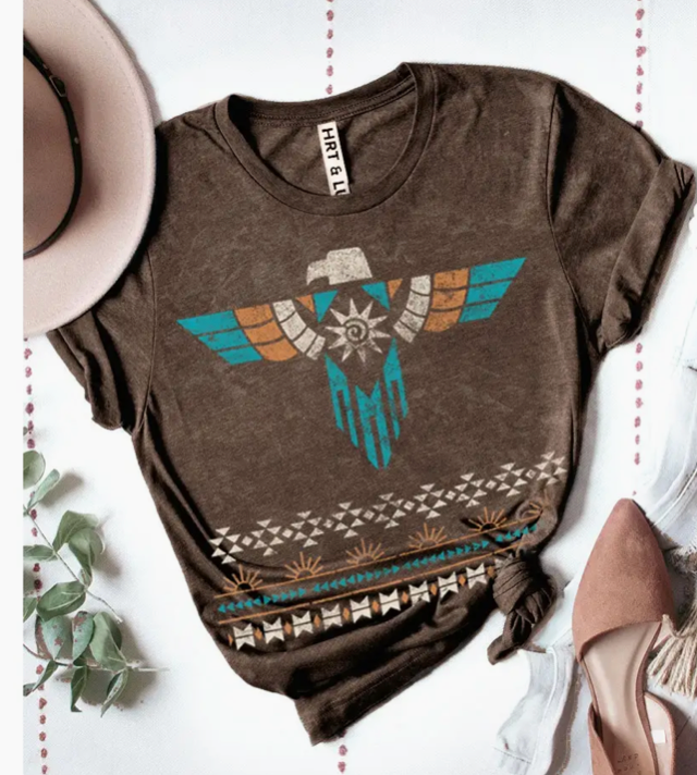 Brown Tribal Tee