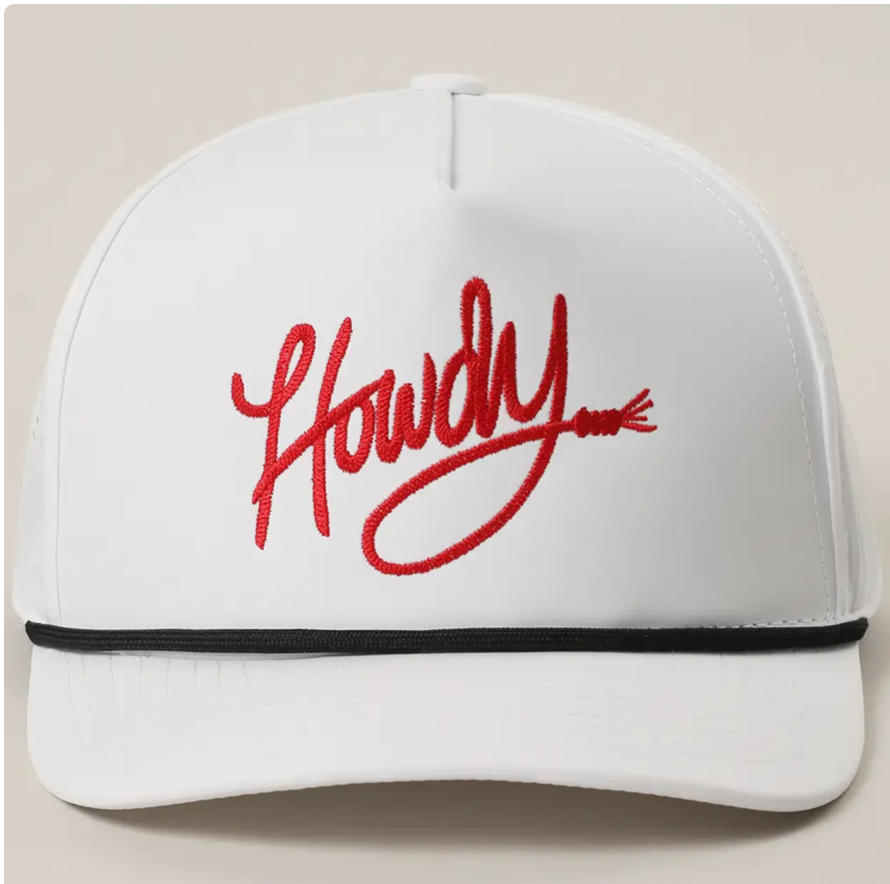 Red Howdy Cap
