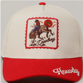 Red Howdy Cowboy Cap